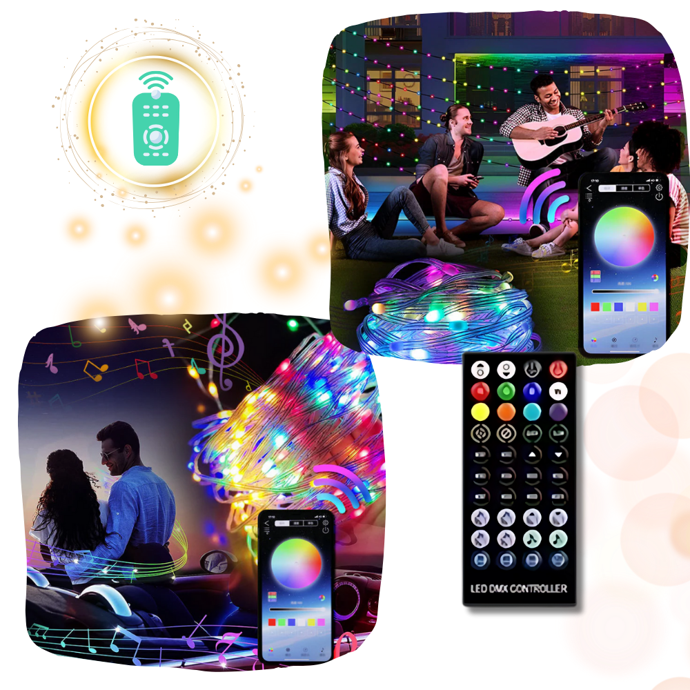 Luces LED con sincronización musical - Ozerty