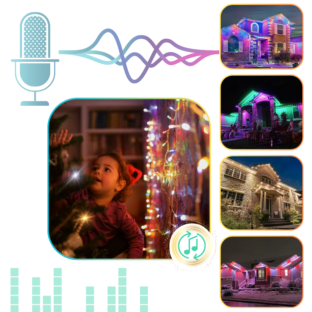 Luces LED con sincronización musical - Ozerty