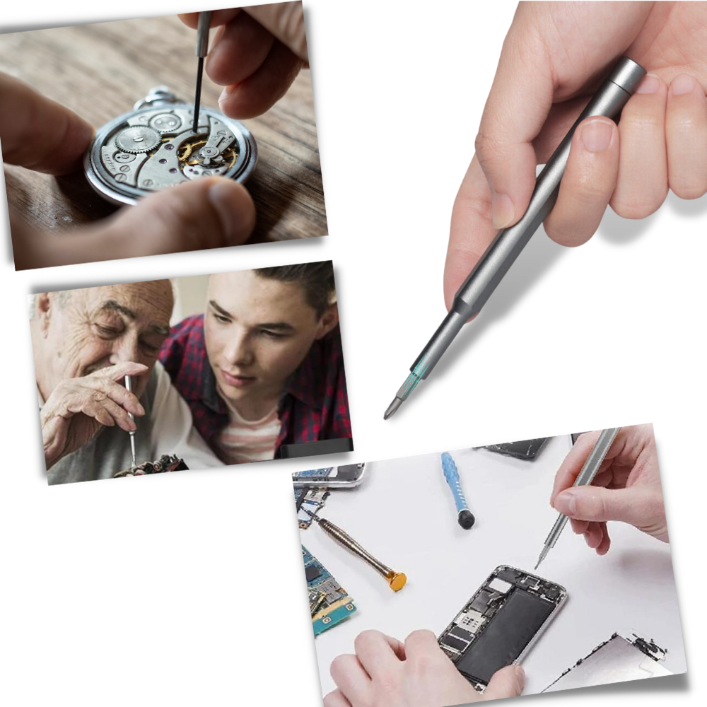 Juego de destornilladores de precisión 24 en 1
- Ozerty