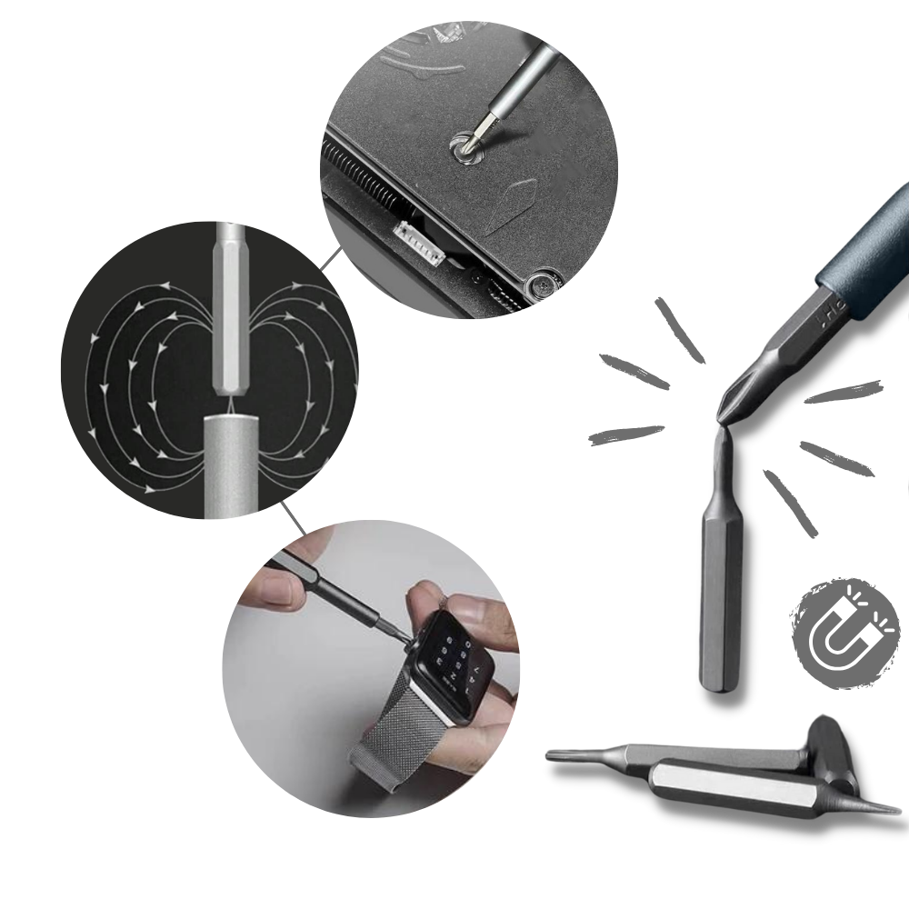 Juego de destornilladores de precisión 24 en 1
- Ozerty