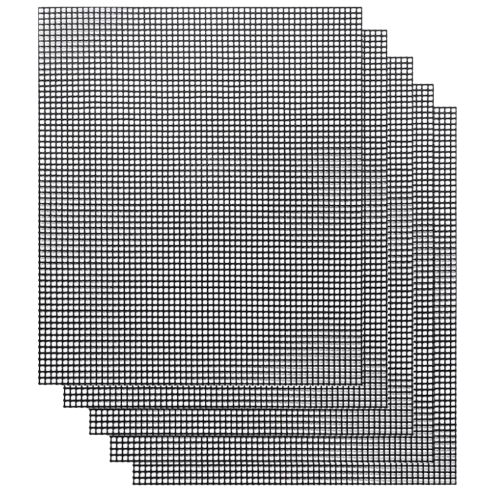 Alfombra antiadherente para barbacoa de 5 piezas