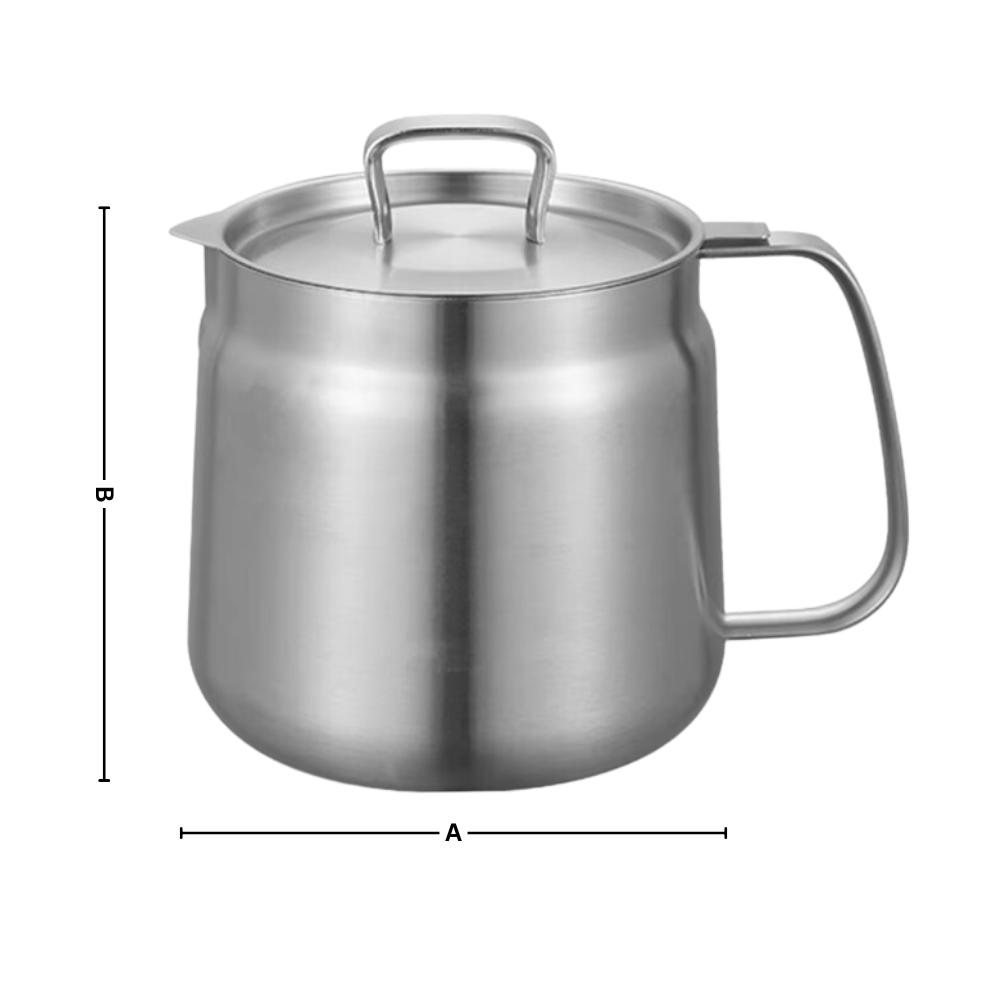 Olla 2 en 1 de acero inoxidable - Ozerty