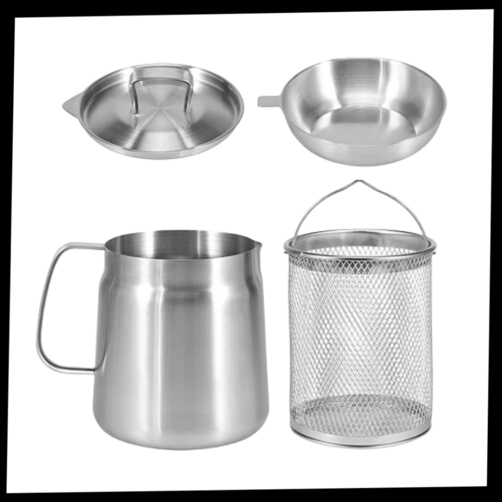 Olla 2 en 1 de acero inoxidable - Ozerty