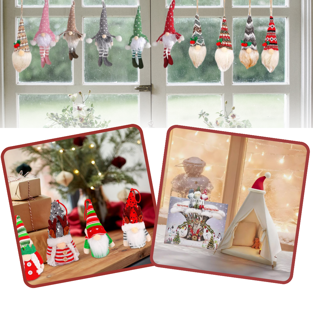 Calendario de Adviento de gnomos con 31 días - Ozerty