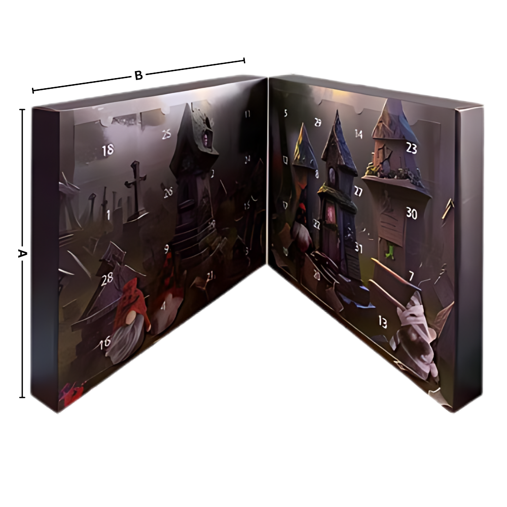 Calendario de adviento de Halloween con 31 días de cuenta atrás - Ozerty