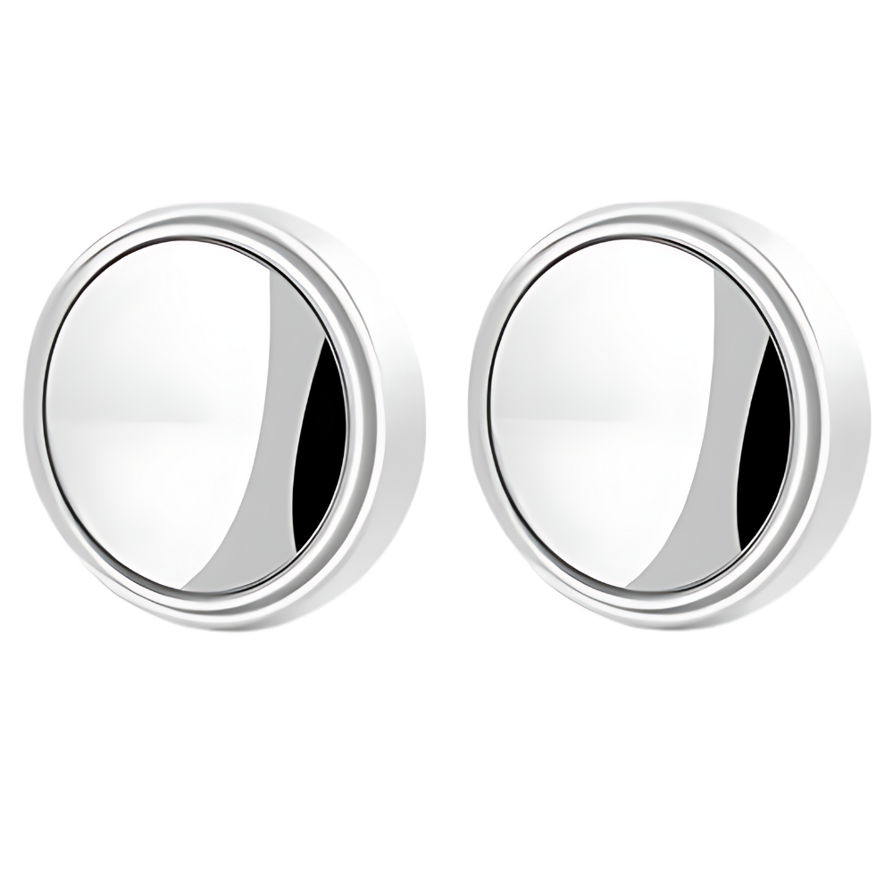 Espejo retrovisor 360º para puntos ciegos -Blanco - Ozerty