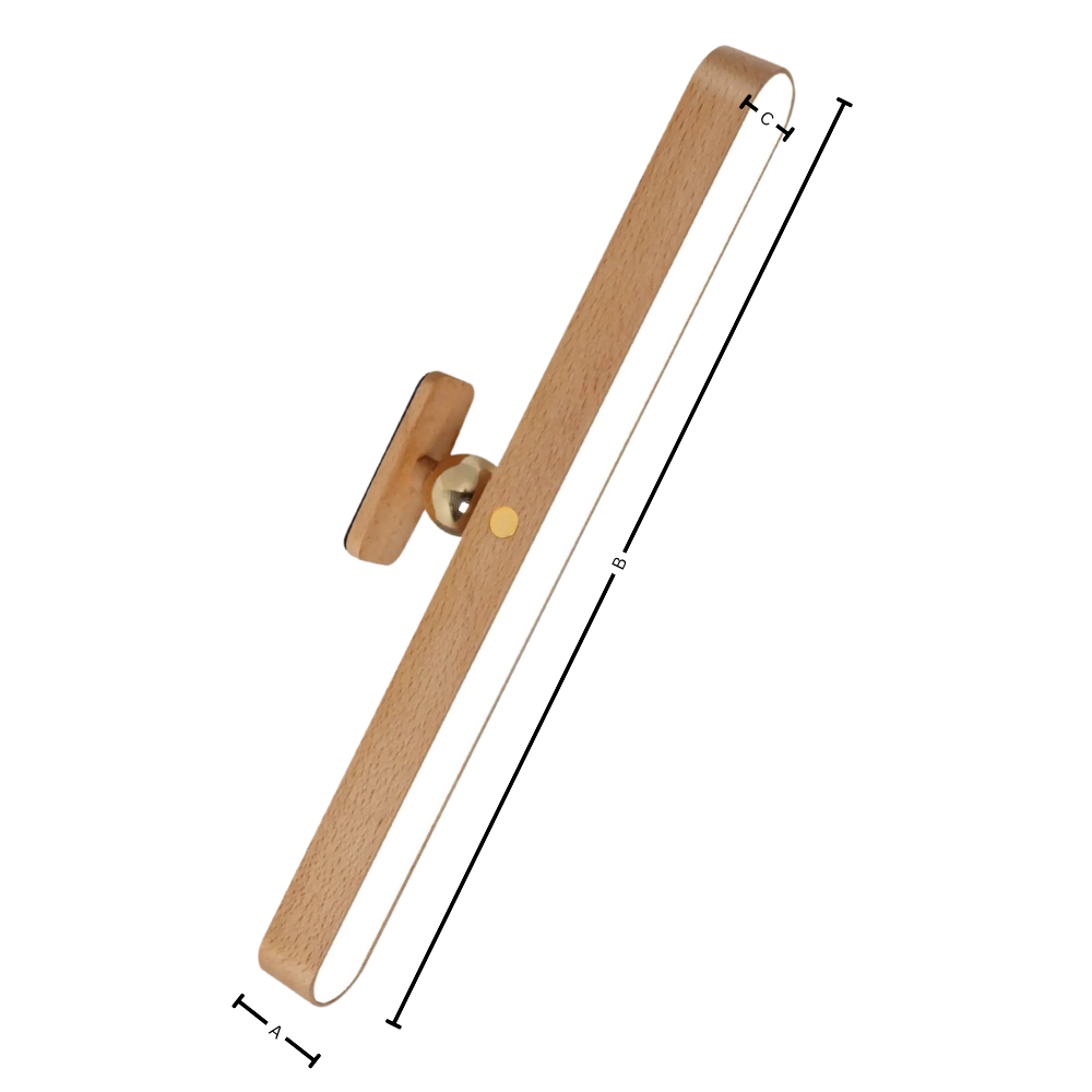 Barra de luz con 3 niveles regulables para tocadores - Ozerty