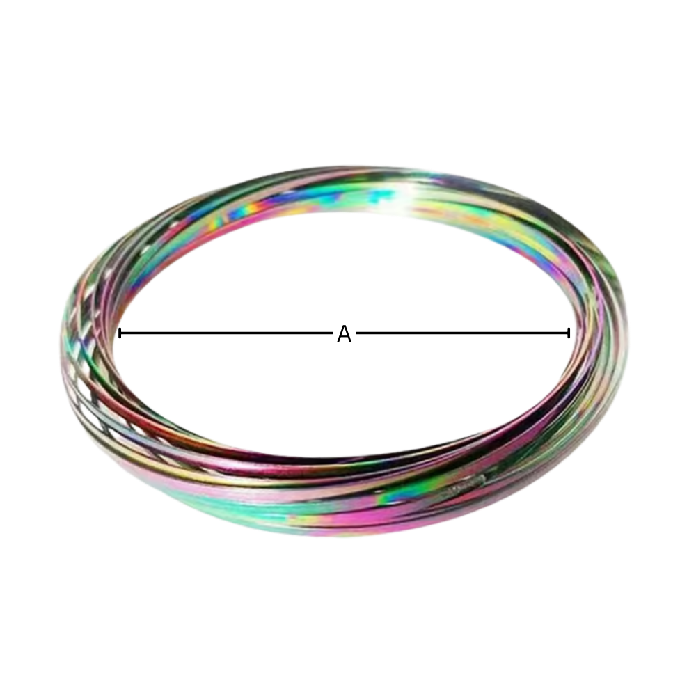 Slinky de acero inoxidable en 3D - Ozerty