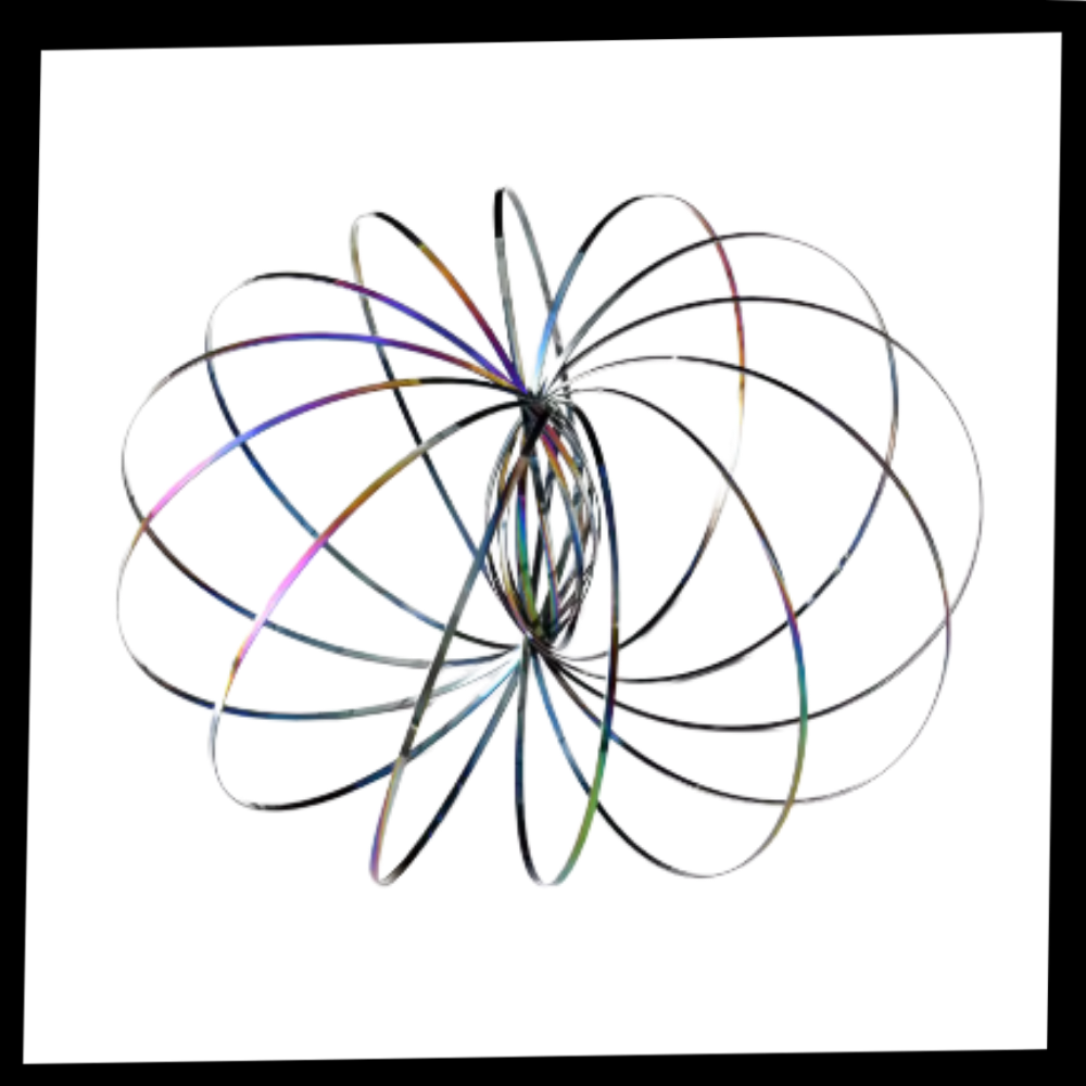 Slinky de acero inoxidable en 3D - Ozerty