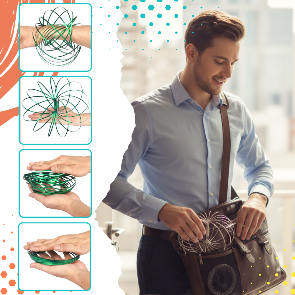 Slinky de acero inoxidable en 3D - Ozerty