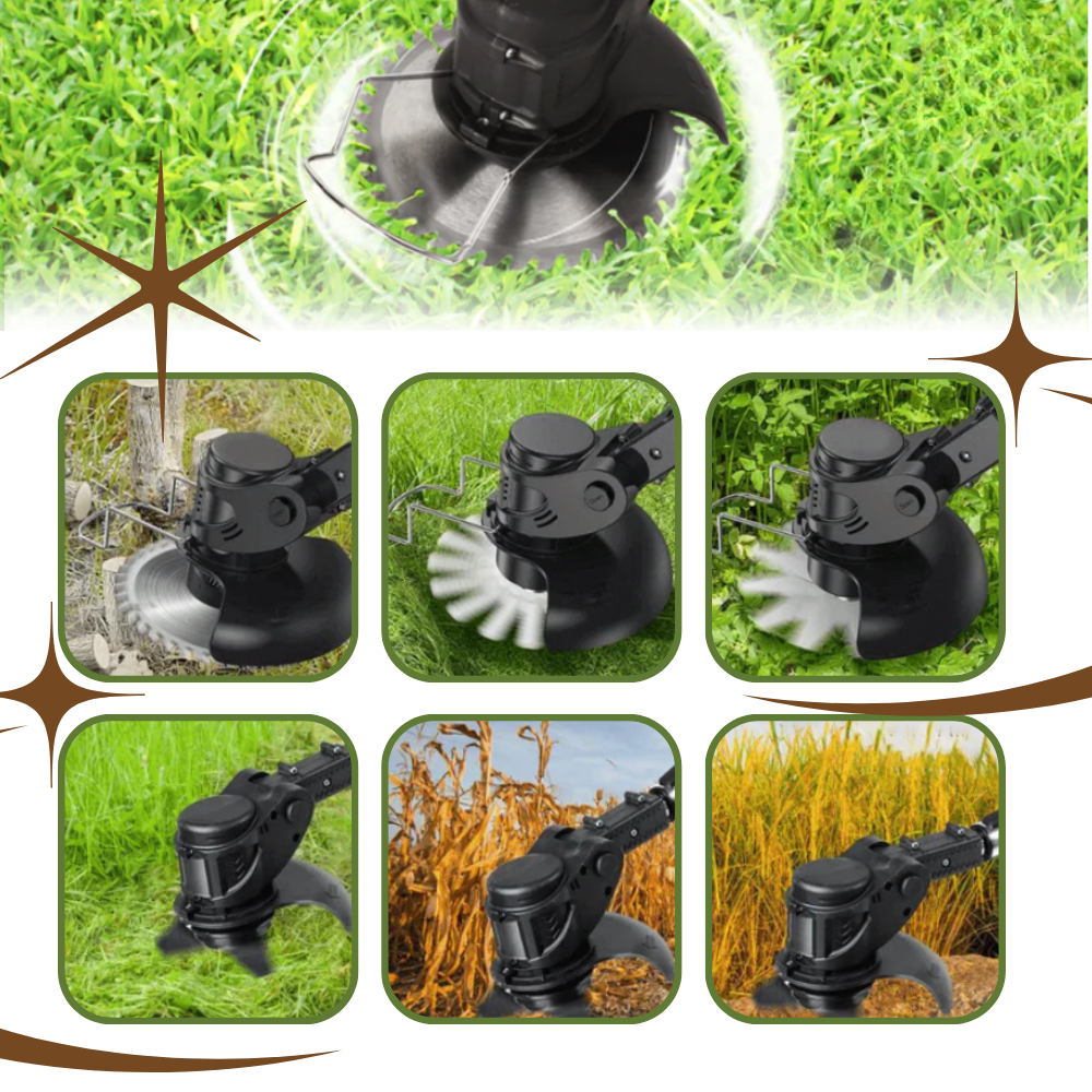 Cortacésped inalámbrico 3 en 1
- Ozerty