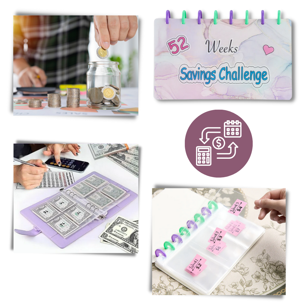 Carpeta de ahorro para 52 semanas
- Ozerty