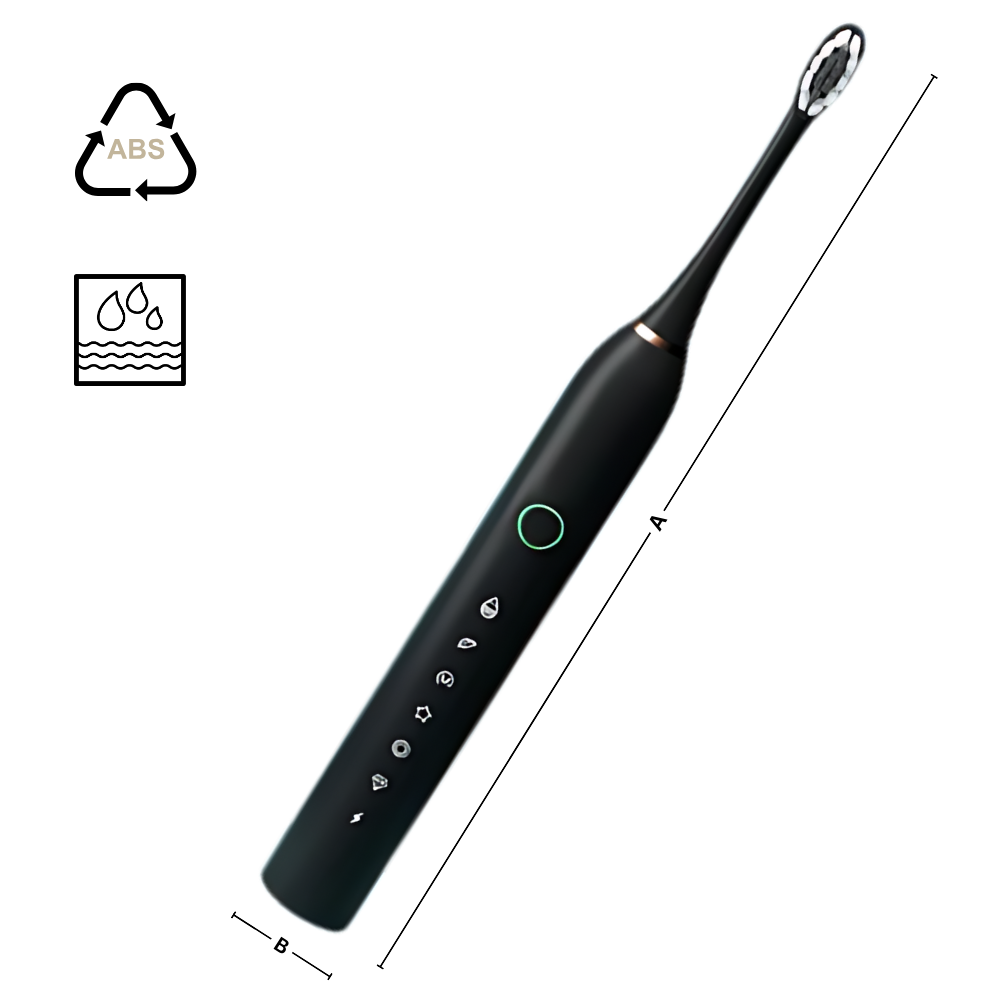 Cepillo de dientes eléctrico con limpieza sónica para adultos - Ozerty
