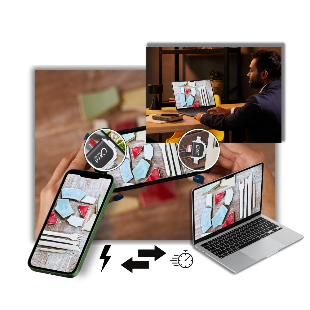 Adaptador universal de tarjetas SD
- Ozerty