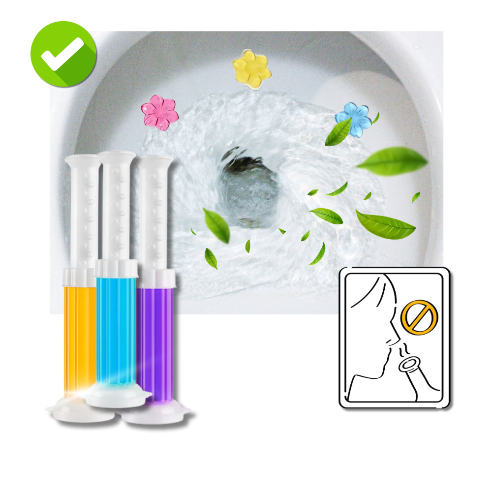 Sello de gel anti olores para inodoros - Ozerty