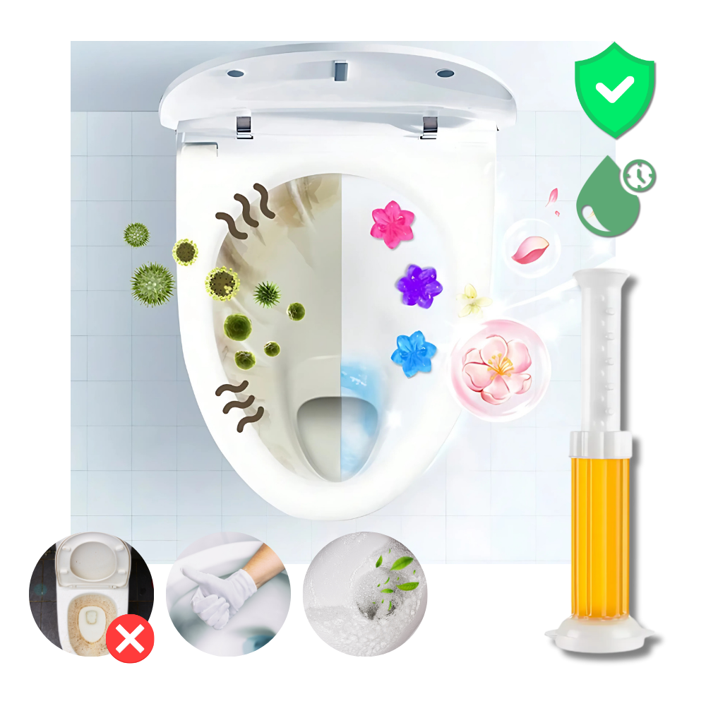 Sello de gel anti olores para inodoros - Ozerty