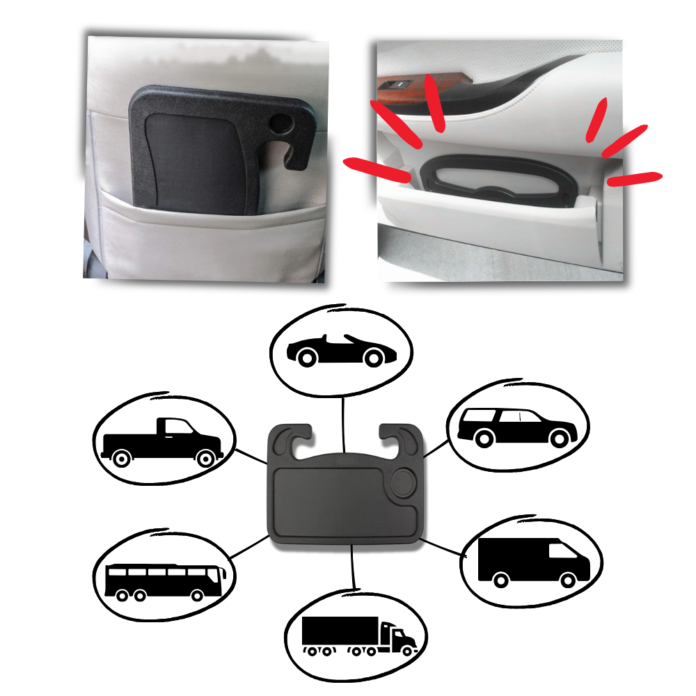 Bandeja para volante adaptable
- Ozerty