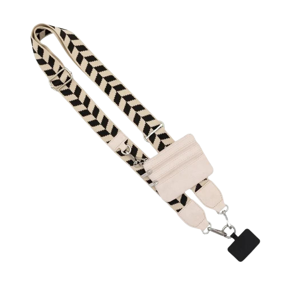 Correa ajustable para el teléfono -Beige - Ozerty