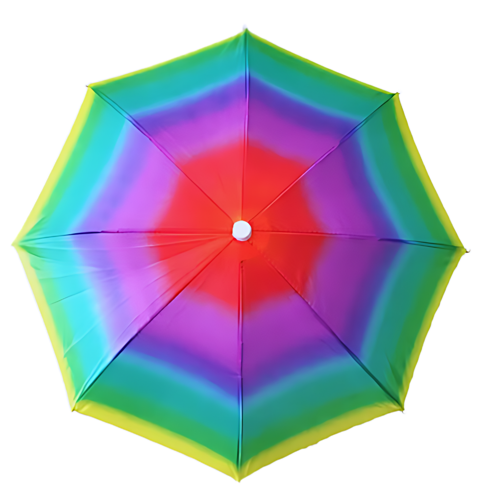 Sombrero-paraguas ajustable -Policromía - Ozerty