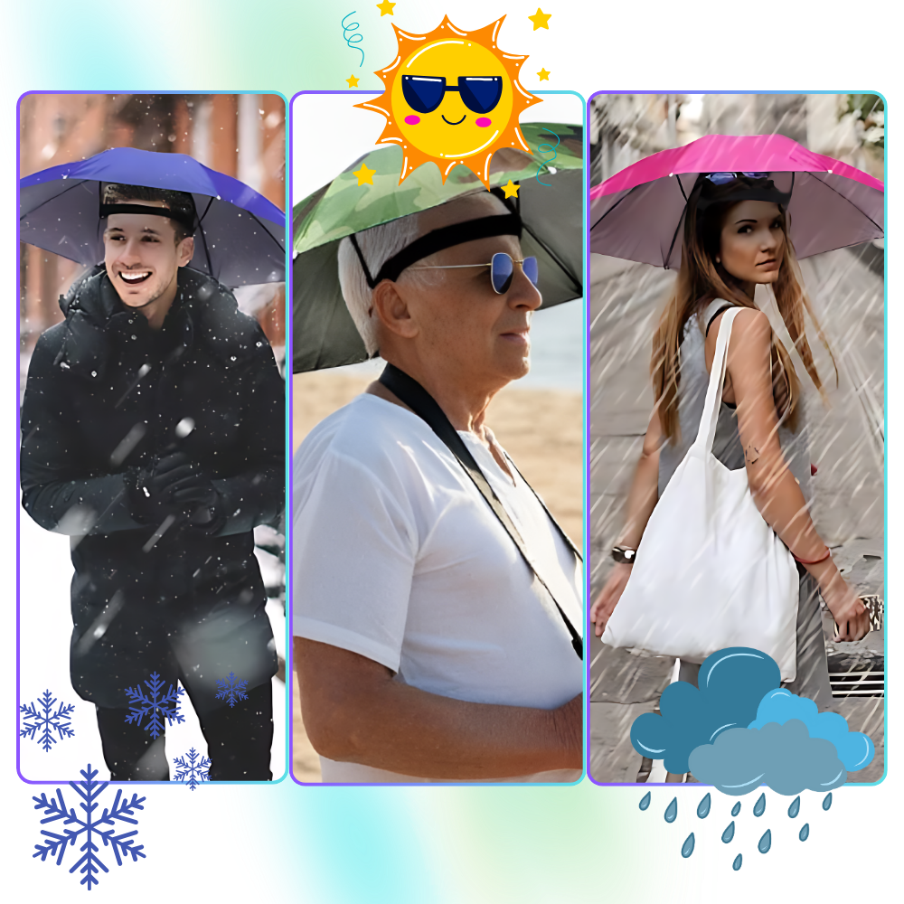 Sombrero-paraguas ajustable - Ozerty