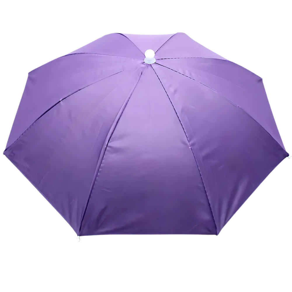 Sombrero-paraguas ajustable -Morado - Ozerty