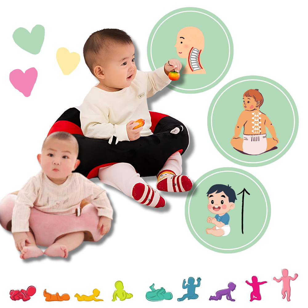 Puff para bebés ajustable y fácil de limpiar
- Ozerty