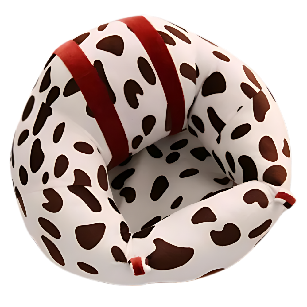 Puff para bebés ajustable y fácil de limpiar
-Patrón de vaca - Ozerty