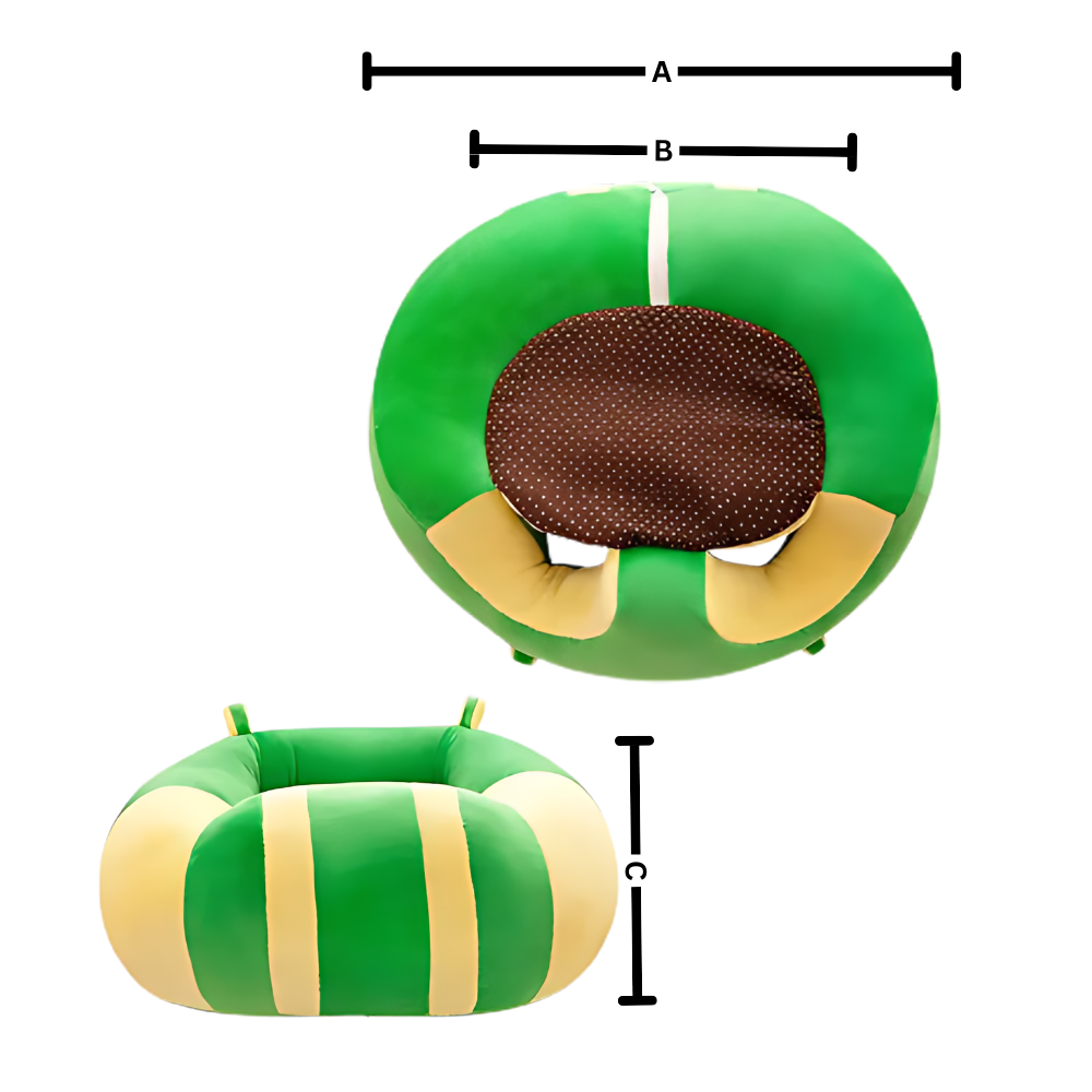 Puff para bebés ajustable y fácil de limpiar
- Ozerty