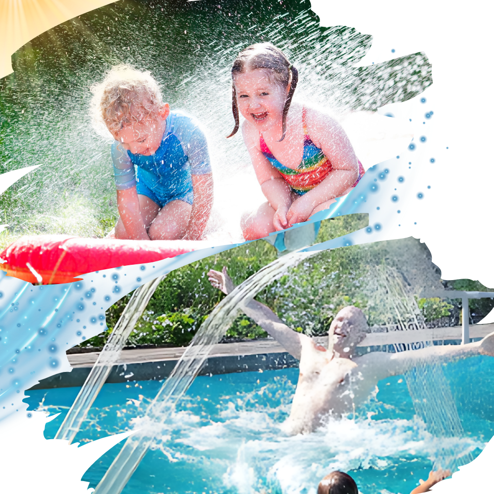 Dispositivo efecto cascada para piscinas - Ozerty