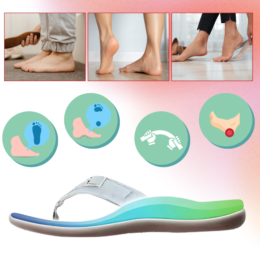 Sandalias ortopédicas con tiras ajustables - Ozerty