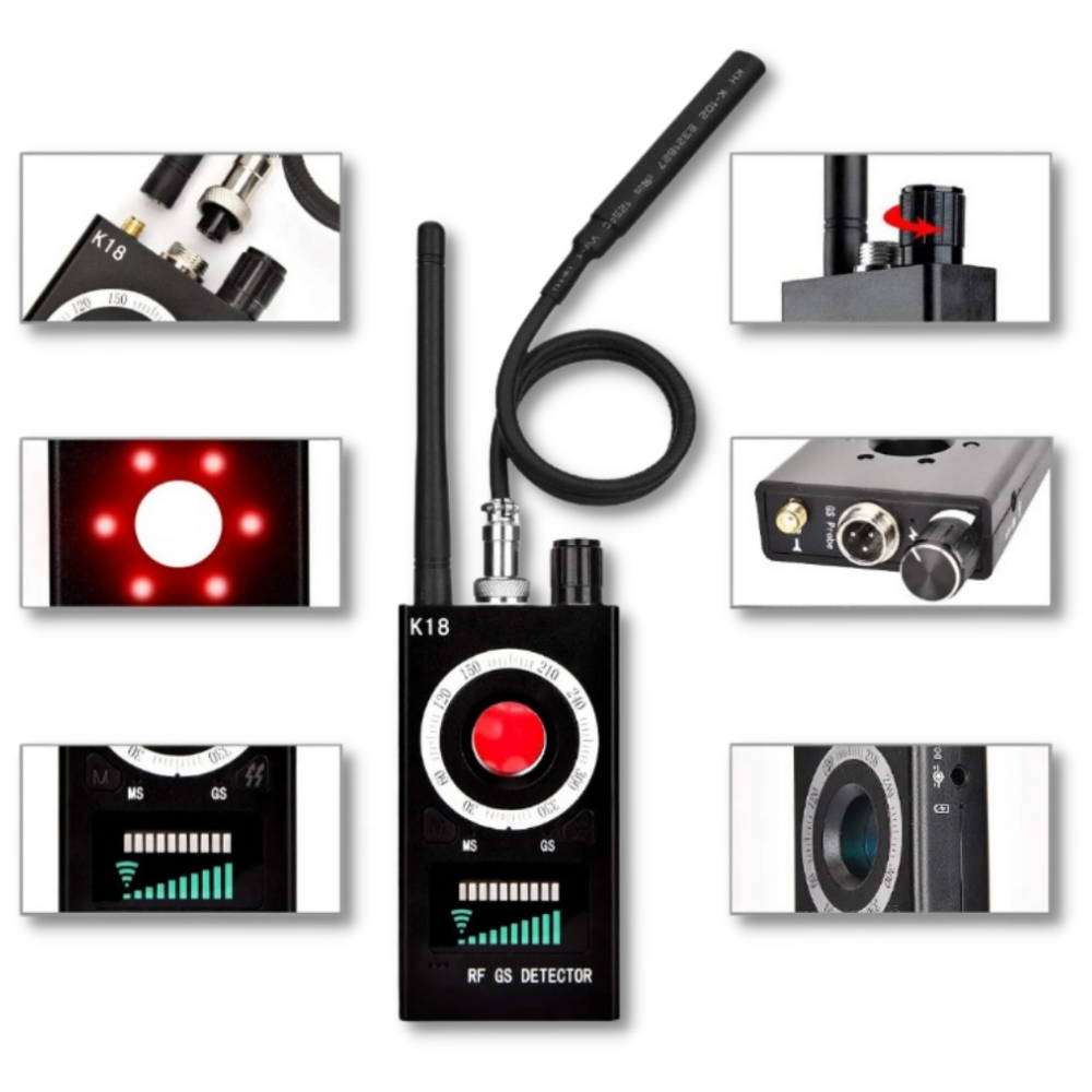 Detector de dispositivos ocultos de frecuencia avanzada
- Ozerty