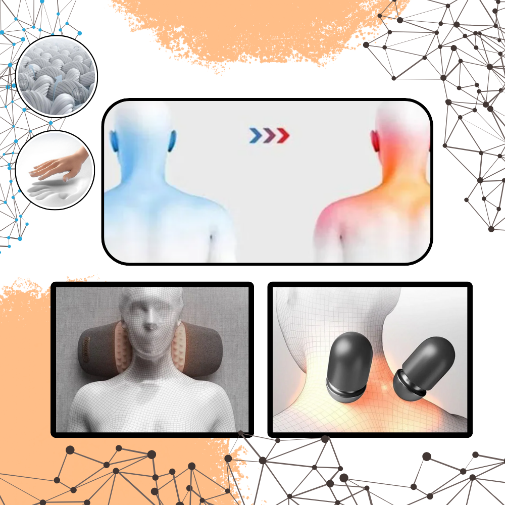 Almohada con calor para el dolor cervical
- Ozerty