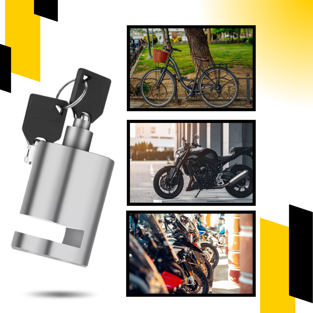 Candado antirrobo de aluminio para bicicleta - Ozerty