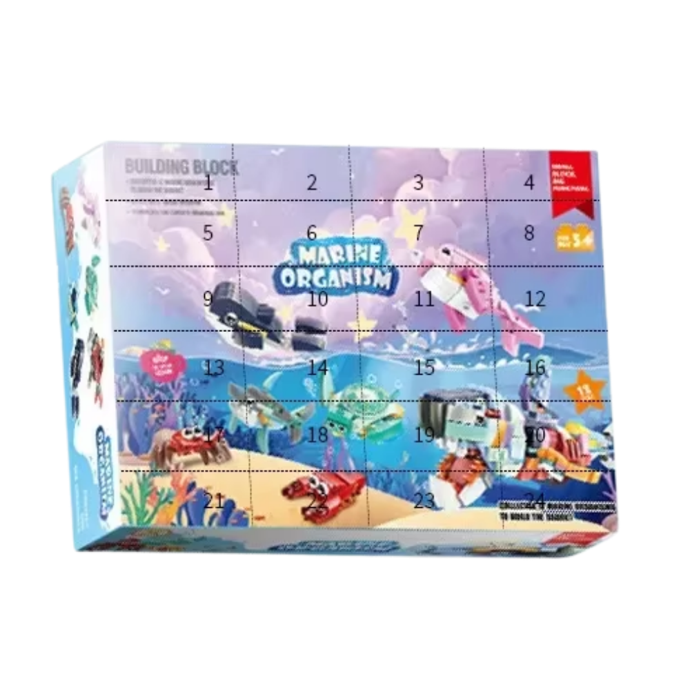 Bloques con animales de Minecraft -Océano - Ozerty