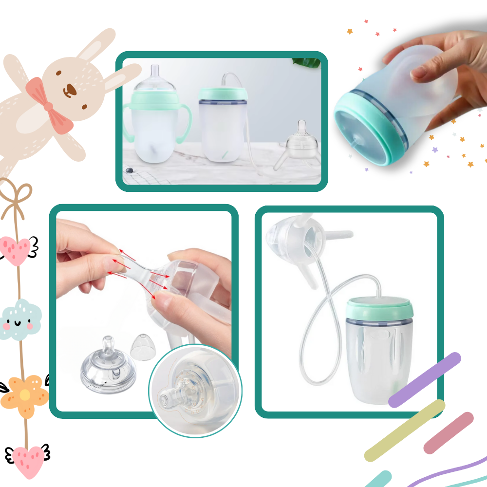 Biberón automático con válvula anticólicos - Ozerty