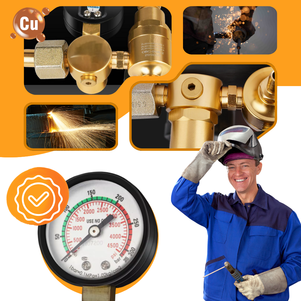 Regulador de presión de gas argón - Ozerty