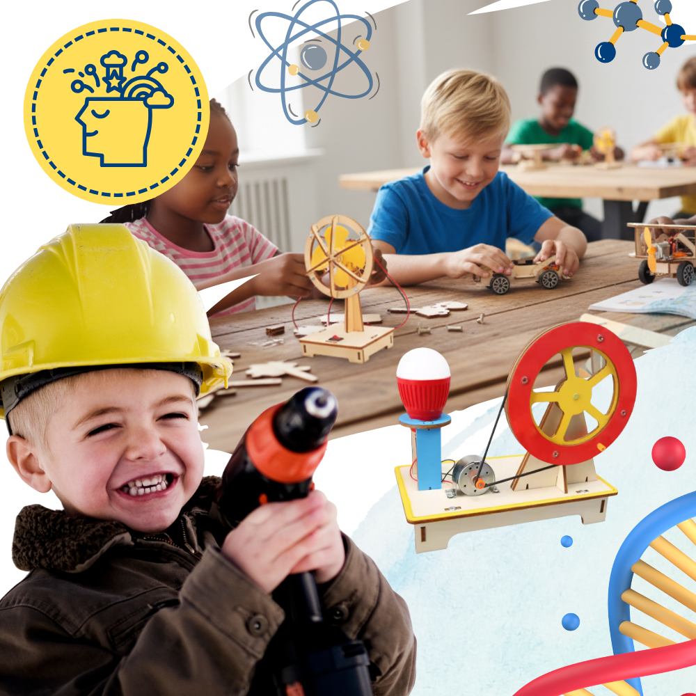 Juguete científico de madera para montar - Ozerty