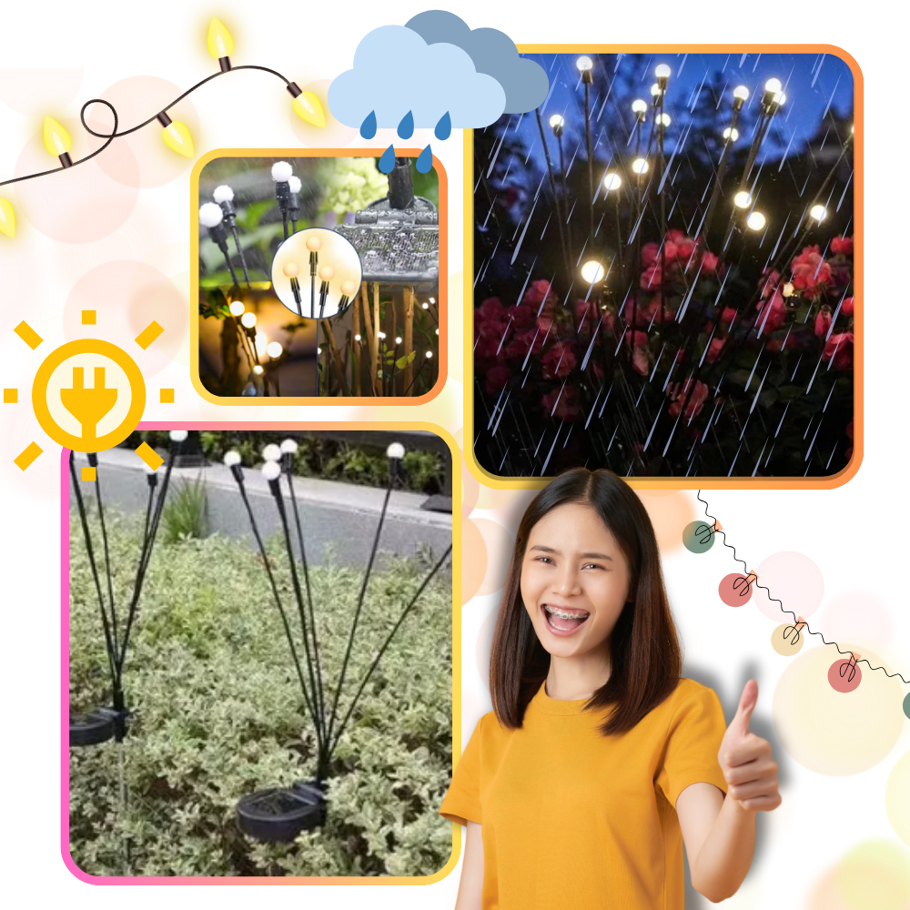 Luces solares LED automáticas impermeables para exteriores - Ozerty