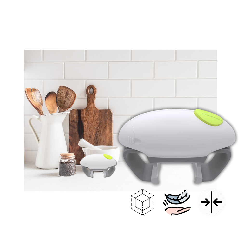 Abridor de tarros eléctrico - Ozerty