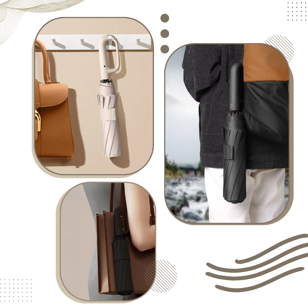 Paraguas con cierre automático - Ozerty