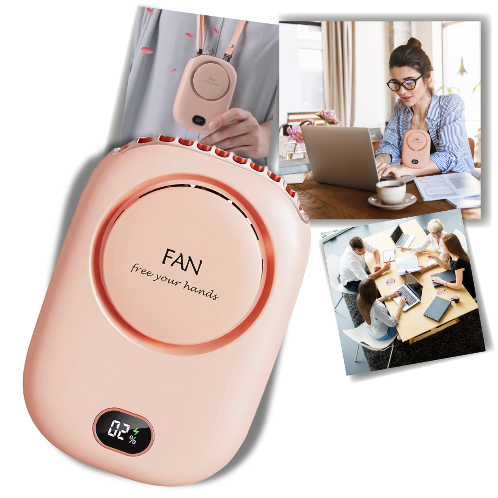 Ventilador portátil sin aspas para cuello
- Ozerty