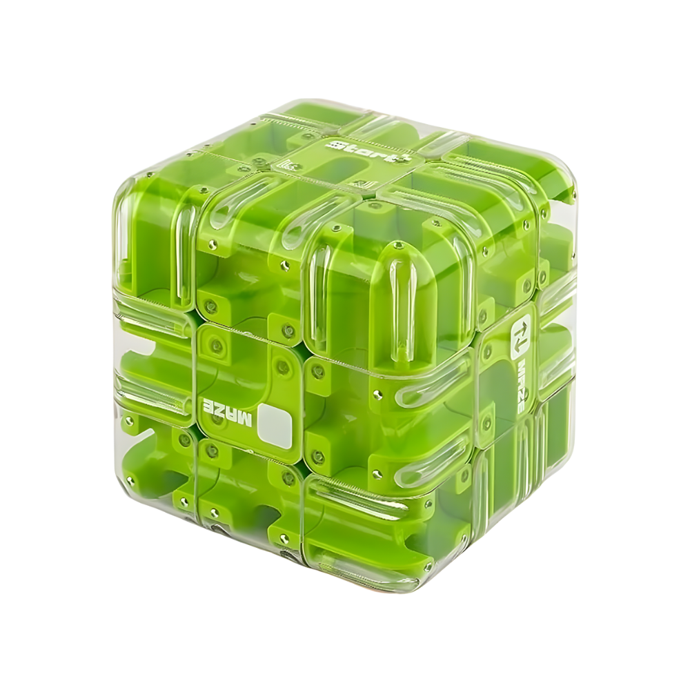 Cubo laberinto Desarrollador cerebral -Verde - Ozerty