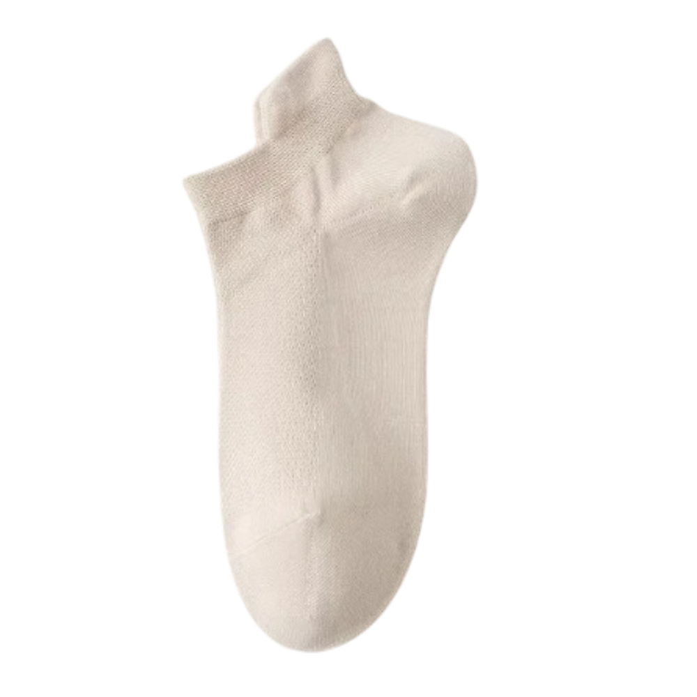 Calcetines tobilleros transpirables de algodón
-Beige/EU35-40/UK4-6/US5-7 - Ozerty