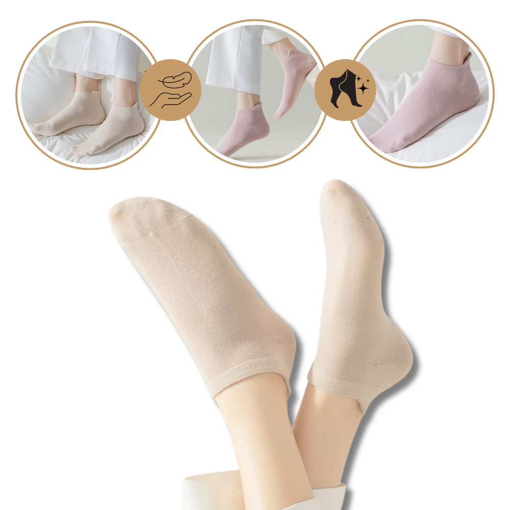 Calcetines tobilleros transpirables de algodón
- Ozerty