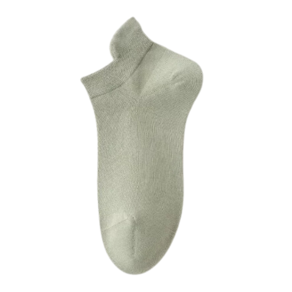 Calcetines tobilleros transpirables de algodón
-Verde claro/EU35-40/UK4-6/US5-7 - Ozerty
