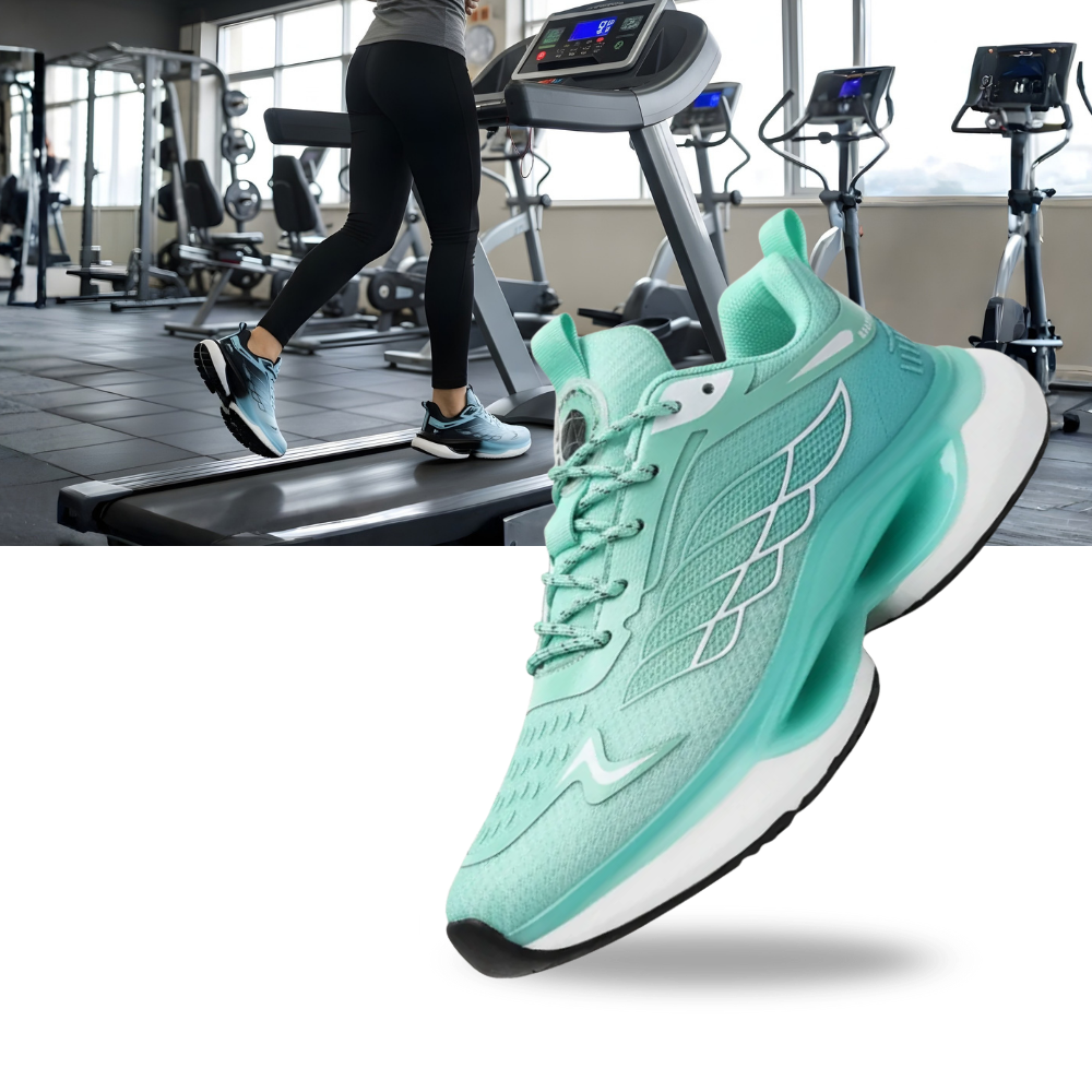 Zapatillas de running transpirables y acolchadas - Ozerty