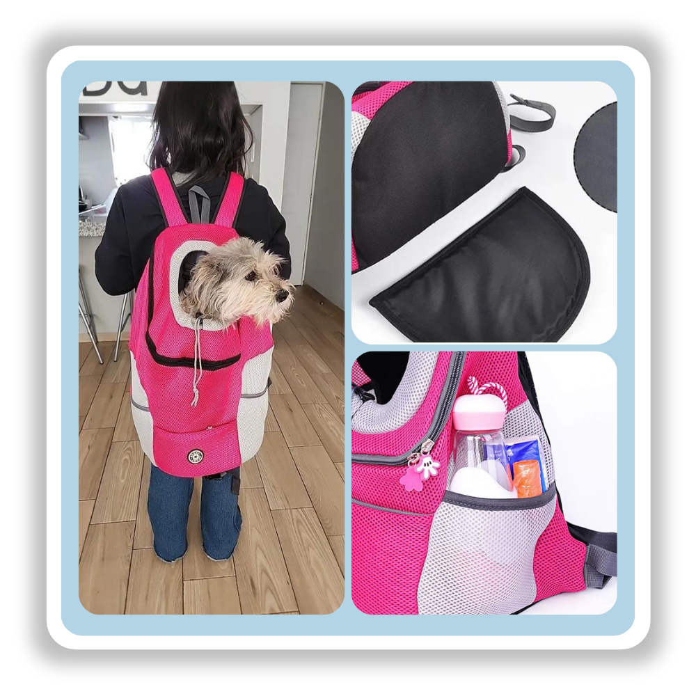 Mochila porta-perros transpirable - Ozerty