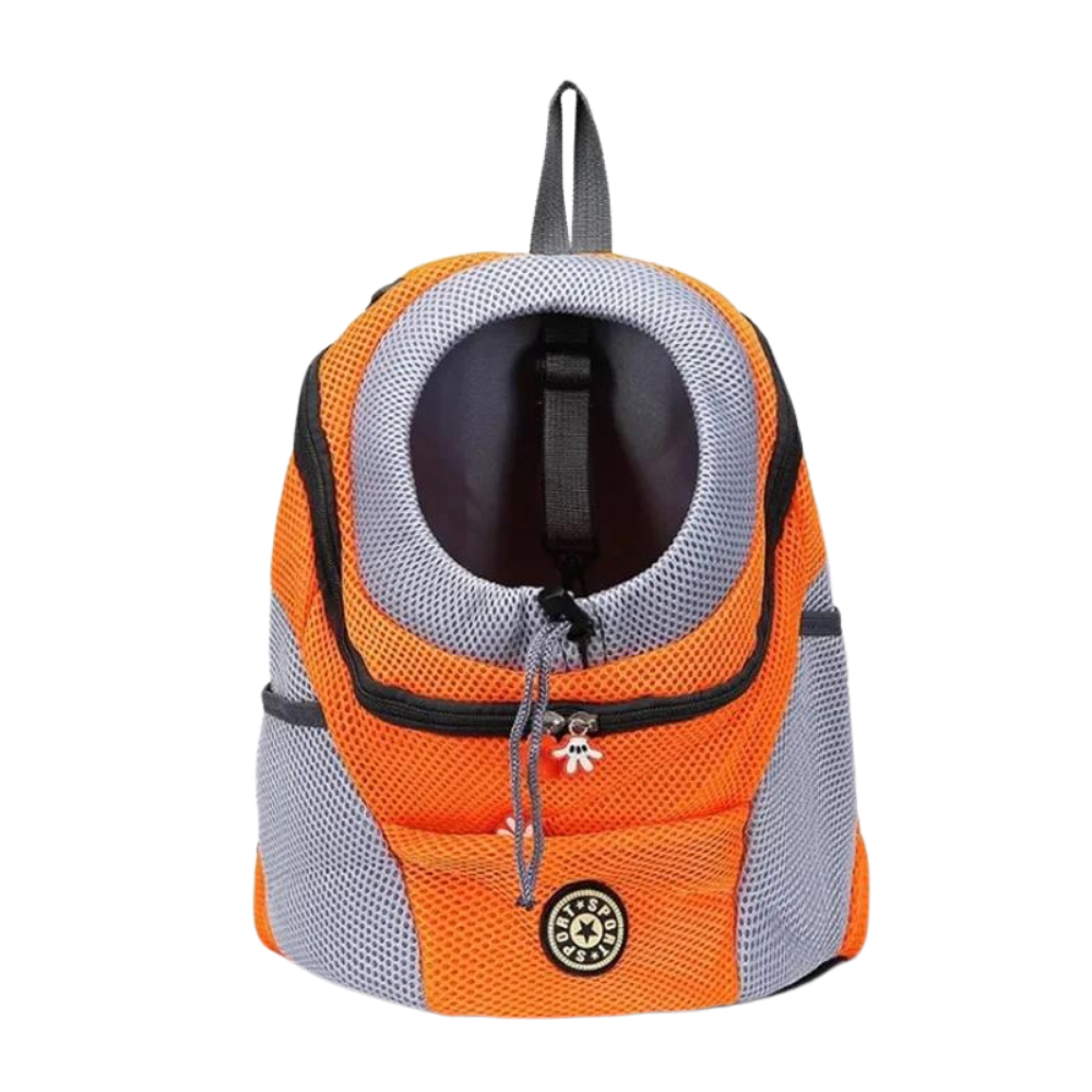 Mochila porta-perros transpirable -Naranja/SNaranja/MNaranja/L - Ozerty