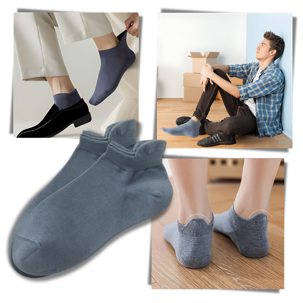 Calcetines tobilleros transpirables para hombre que absorben la humedad
- Ozerty