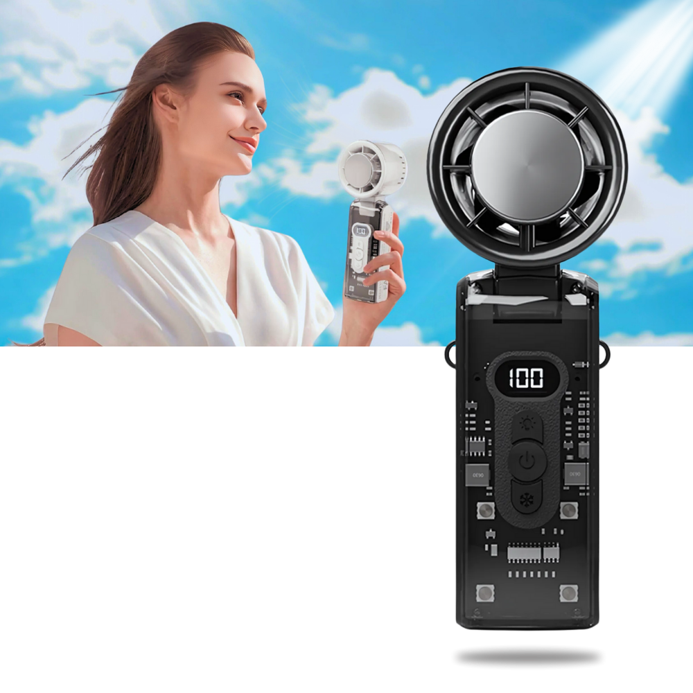 Mini ventilador con turbo - Ozerty